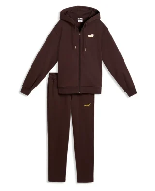 Puma Trenerka Metallic Hooded Sweat Suit FL