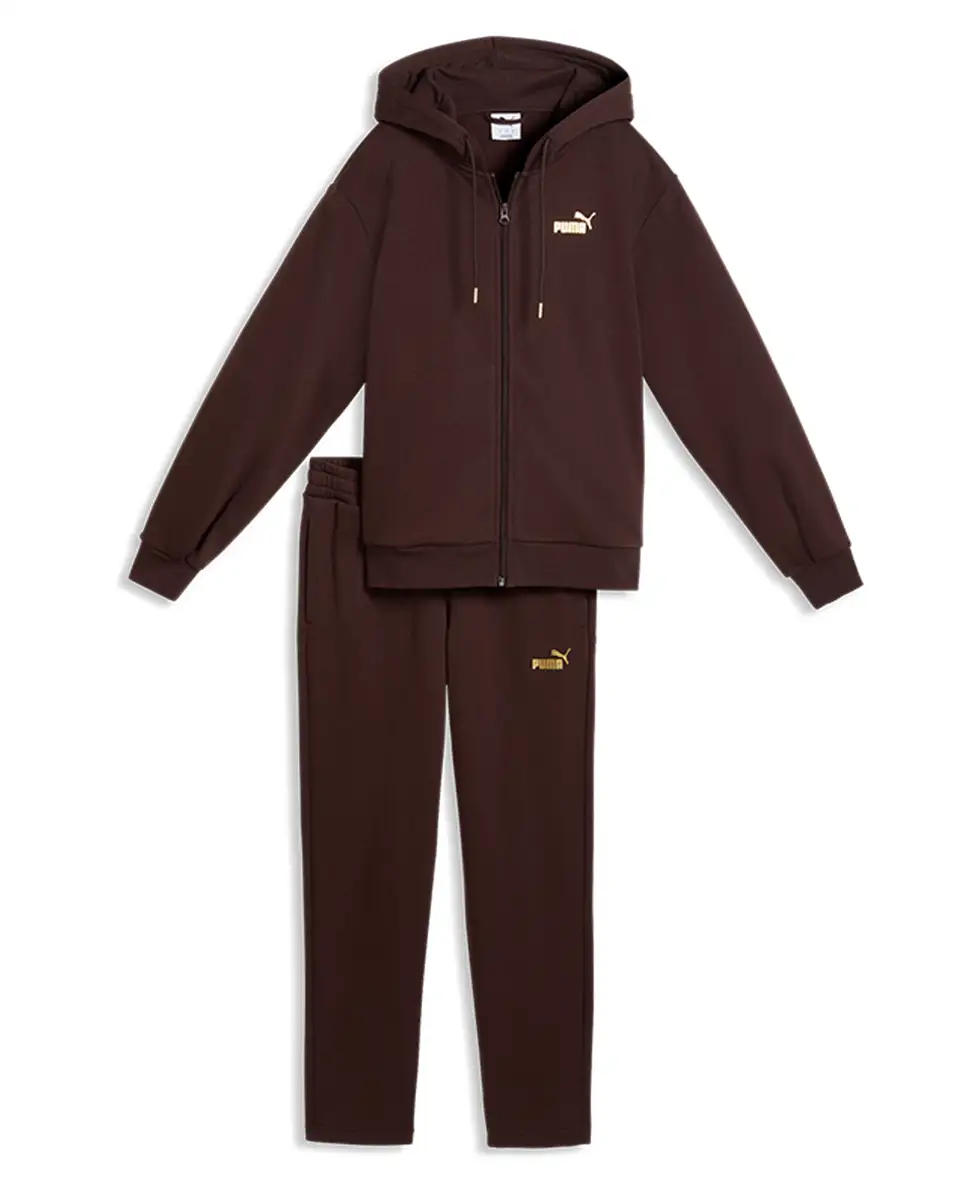 Puma Trenerka Metallic Hooded Sweat Suit FL