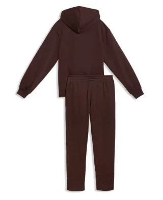 Alternative view of Puma Trenerka Metallic Hooded Sweat Suit FL