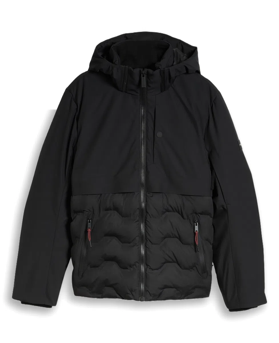 Tom Tailor Jakna Hybrid Puffer Jacket with Detachable Hood - Image 3