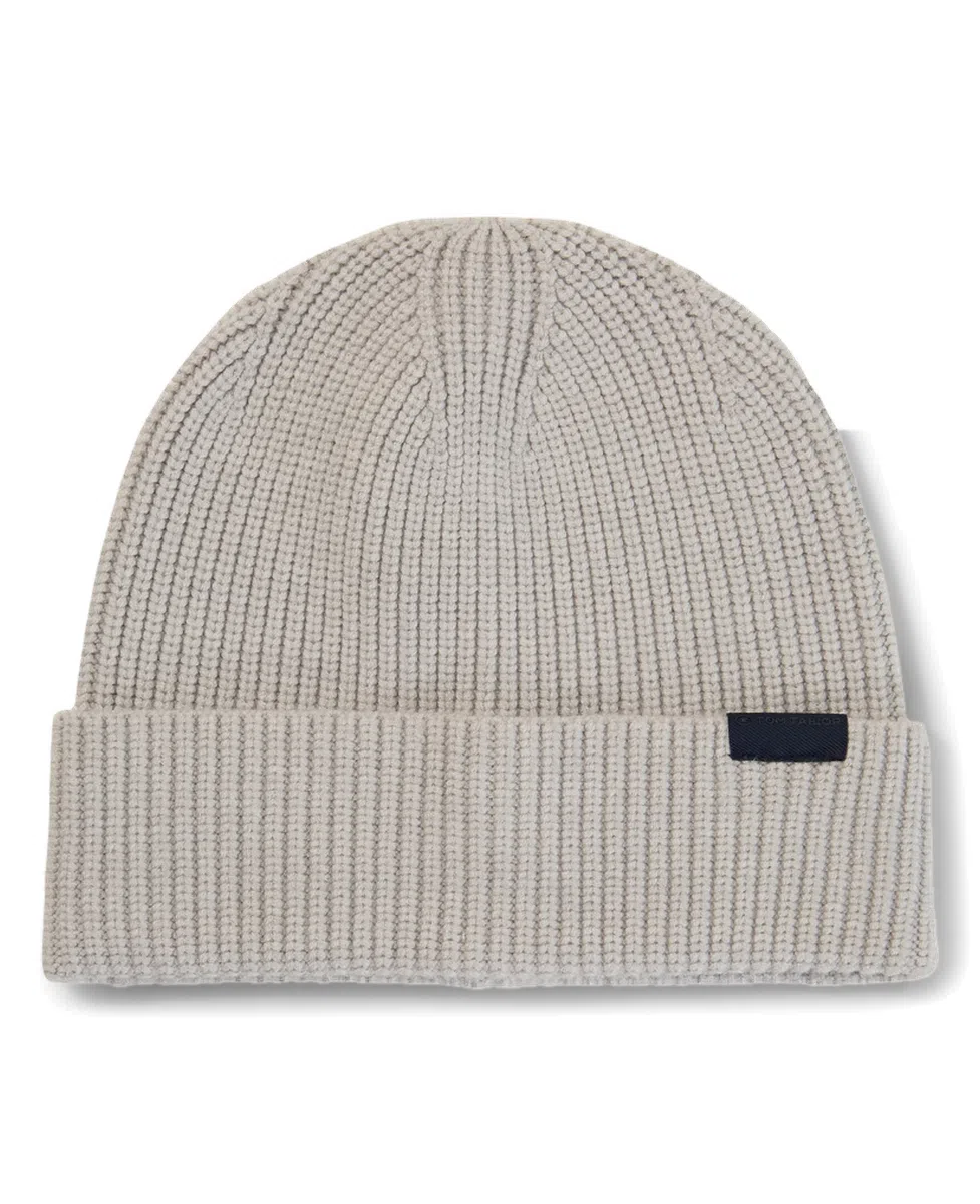 Tom Tailor Kapa Beanie with Logo Label