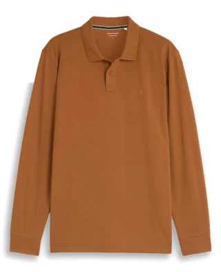 Tom Tailor Majica Long-sleeved Piqué Polo Shirt - Image 3