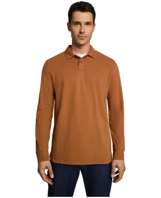 Tom Tailor Majica Long-sleeved Piqué Polo Shirt