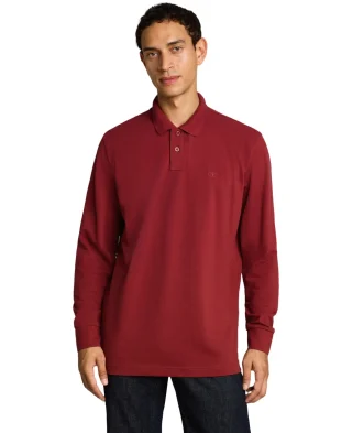 Tom Tailor Majica Long-sleeved Piqué Polo Shirt