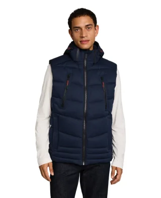 Tom Tailor Prsluk Puffer With Detachable Hood